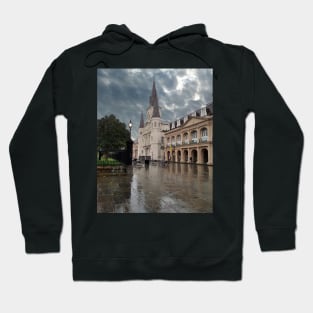 St Louis Cathedral on a Rainy Day Hoodie